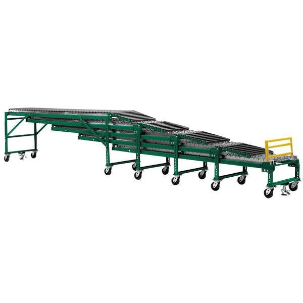 Telescope Conveyor, 50 ft. L, 39-1/4 In W