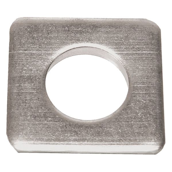 Square Washer, Fits Bolt Size 1/2 in Low Carbon Steel, Zinc Plated Finish