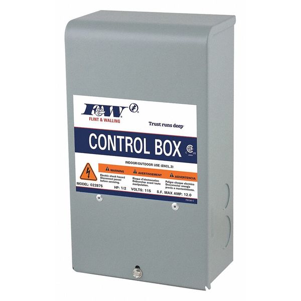 Motor/Pump Control Box, 1 Phase, 230V, 3.2A