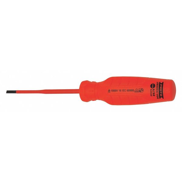 Insulated Slotted Screwdriver 5/32 in Round