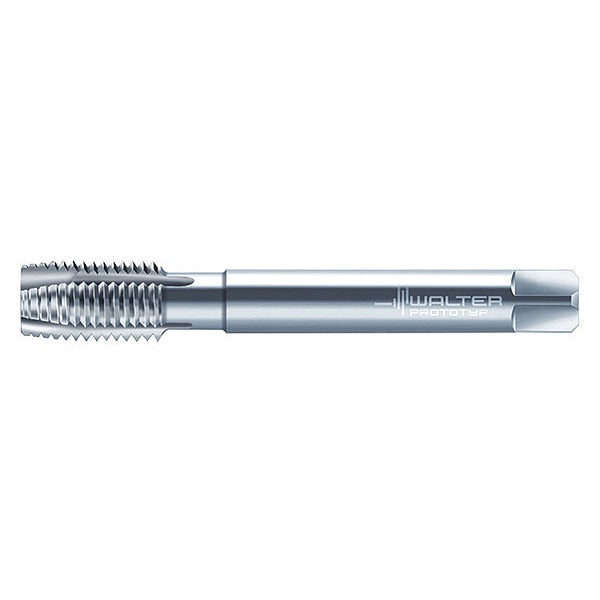 Spiral Point Tap, M18-1, Taper, Metric Fine, 4 Flutes, Uncoated