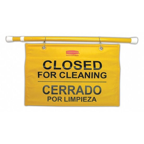 Safety Sign, Closed for Cleaning, FG9S1600YEL