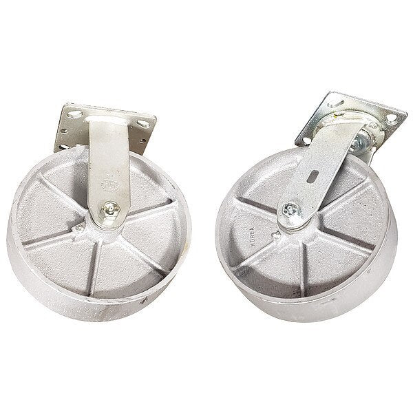 Plate Caster, 4400 lb. Ld Rating, PK4