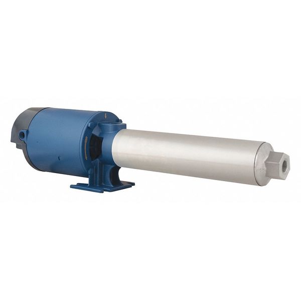 Multi-Stage Booster Pump, 3/4 hp, 208 to 240/480V AC, 3 Phase, 3/4 in NPT Inlet Size, 16 Stage