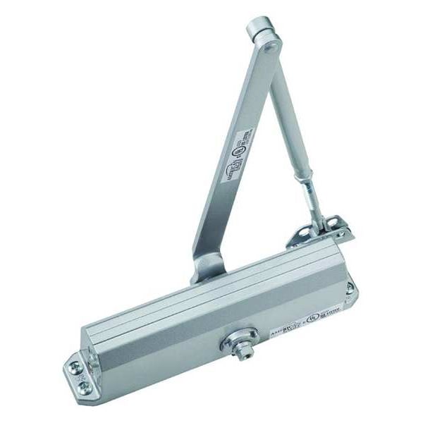 Manual Hydraulic PDQ 3100 Light Commercial Closer Light Duty Interior and Exterior, Silver