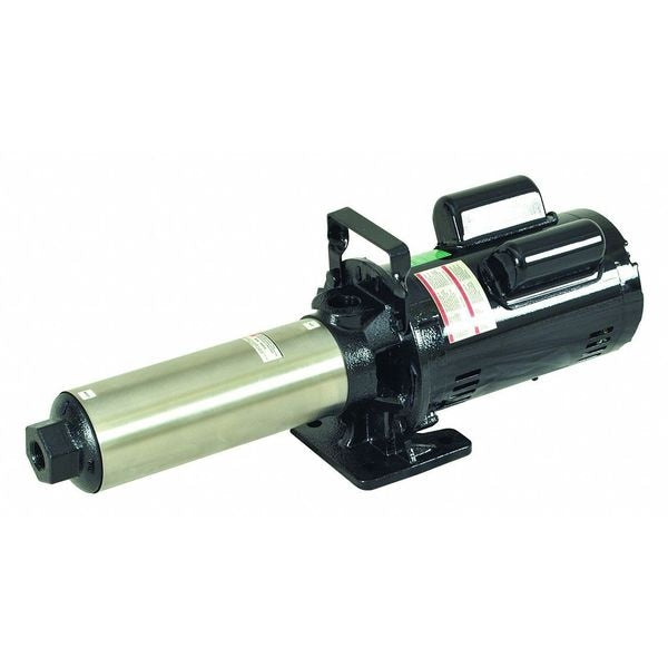 Multi-Stage Booster Pump, 1 1/2 hp, 120/240V AC, 1 Phase, 3/4 in NPT Inlet Size, 13 Stage