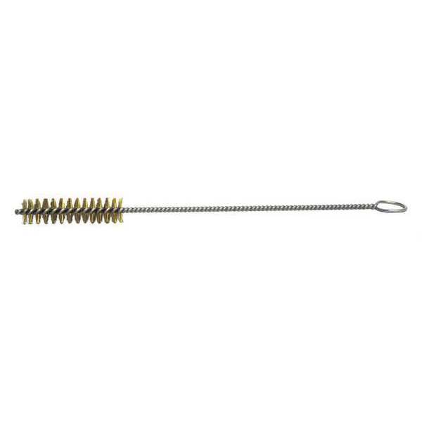 Single Spiral Tube Brush, Brass, PK10