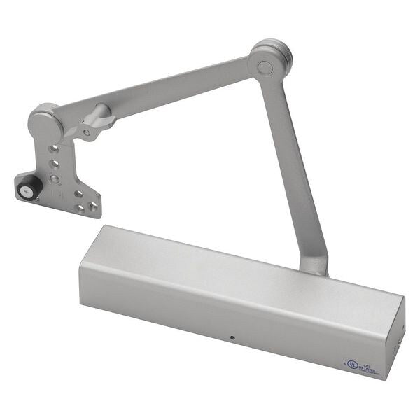 Manual Hydraulic Yale 2700 Door Closer Heavy Duty Interior and Exterior, Silver