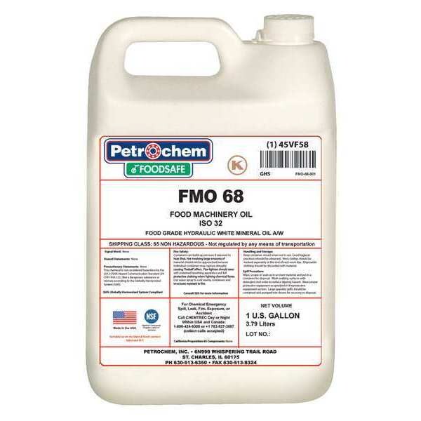 1 gal Hydraulic Oil jug 68 ISO Viscosity, 20 SAE