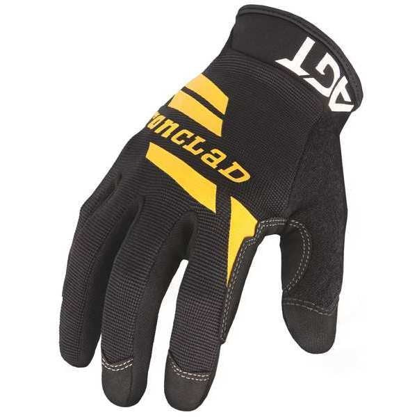 Mechanics Gloves, 2XL, Black, Single Layer, Spandex