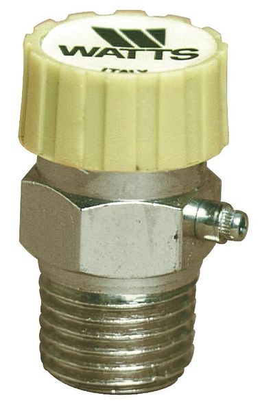 Automatic Vent For Hot Water, 1/4In, Brass