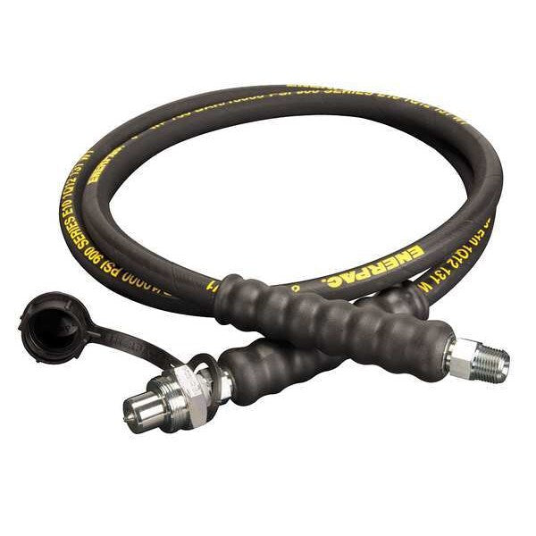 HC9306, 6 ft., Heavy-duty Rubber High Pressure Hydraulic Hose, .38 in. Internal Diameter