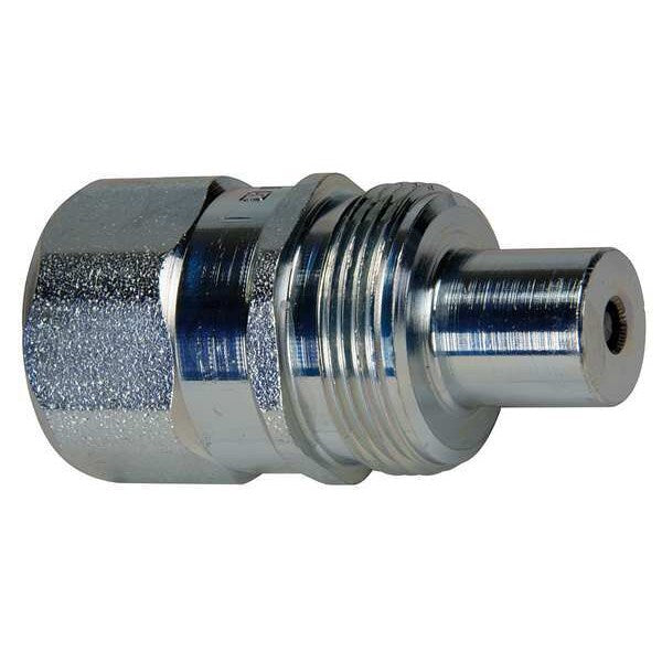 Hydraulic Quick Connect Hose Coupling, Steel Body, Sleeve Lock, 3/8