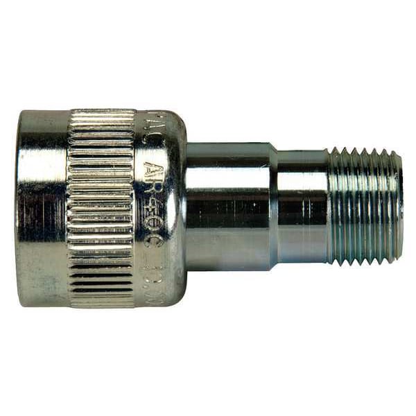 Hydraulic Quick Connect Hose Coupling, Steel Body, Sleeve Lock, 3/8