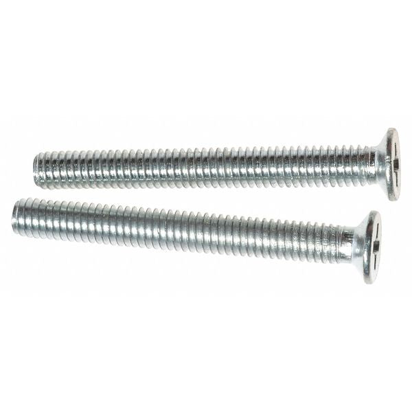 Cross Slot Machine Screw, 2 PK