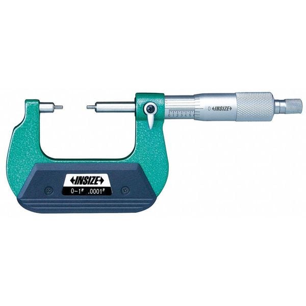 Spline Micrometer, Ratchet Thimble