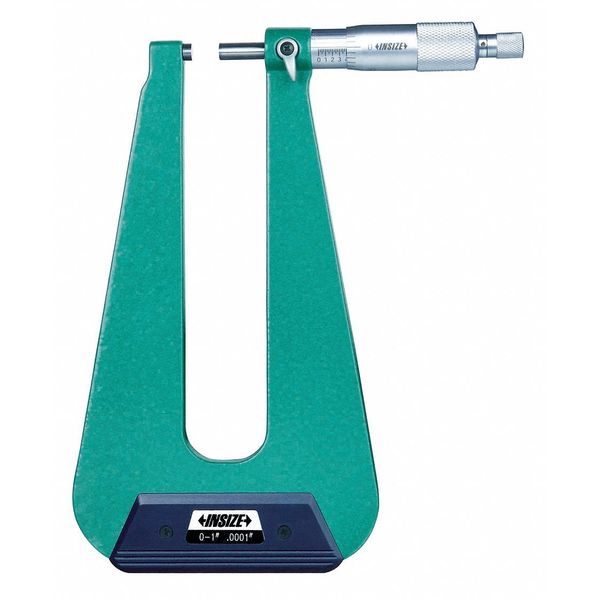 Sheet Metal Micrometer, Flat Anvil