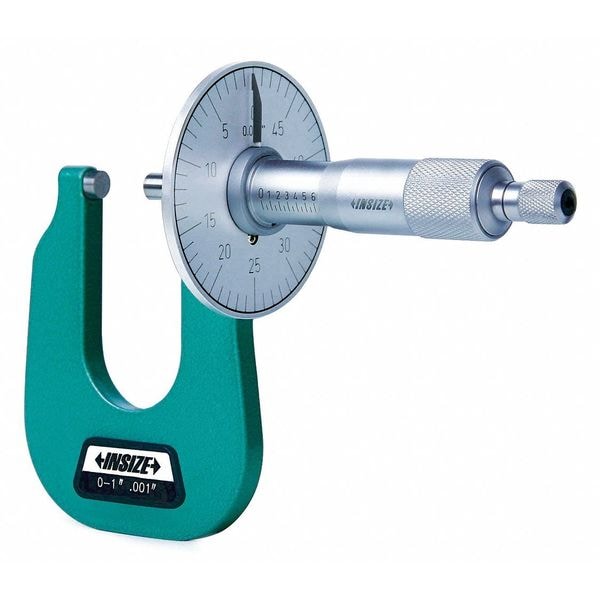 Sheet Metal Micrometer, Flat Anvil
