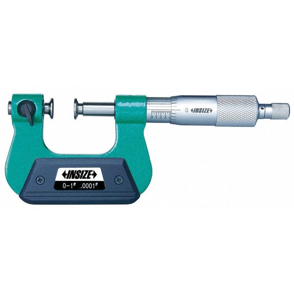 Spindle Micrometer, Flat Anvil, Mechanical