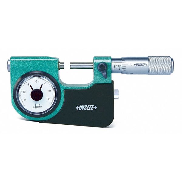 Indicating Micrometer, Ratchet Thimble, 0 to 1