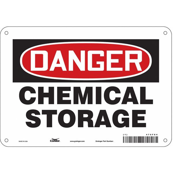 Safety Sign, 7 in Height, 10 in Width, Aluminum, Vertical Rectangle, English, 470F84