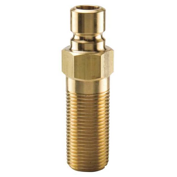 Hydraulic Quick Connect Hose Coupling, Brass Body, Sleeve Lock, 1/4