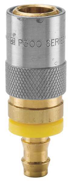 Hydraulic Quick Connect Hose Coupling, Brass Body, Sleeve Lock, MoldMate Series