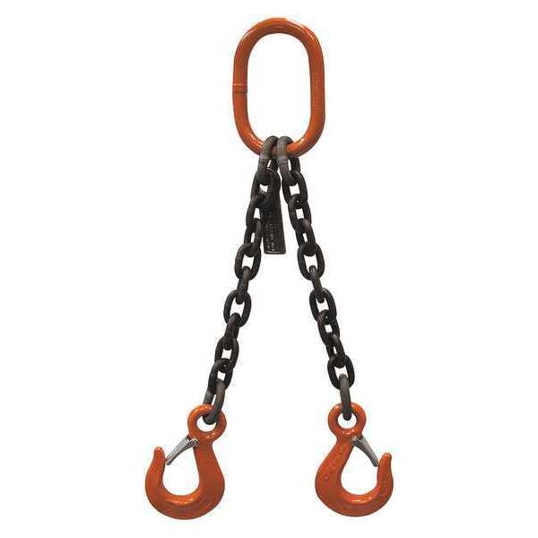 Chain Sling, 9/32in Size, 4 ft L, DOS Sling