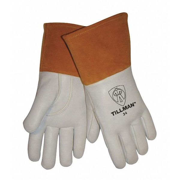 MIG Welding Gloves, Cowhide Palm, M, PR
