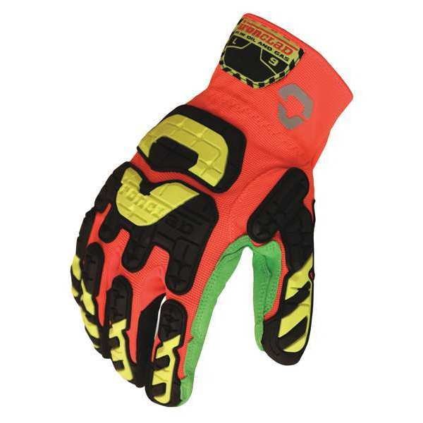 Impact Gloves, XL, Synthetic Leather, PR