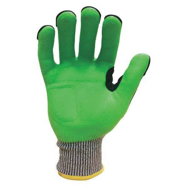 Impact Gloves, L, Foam Nitrile Palm, PR
