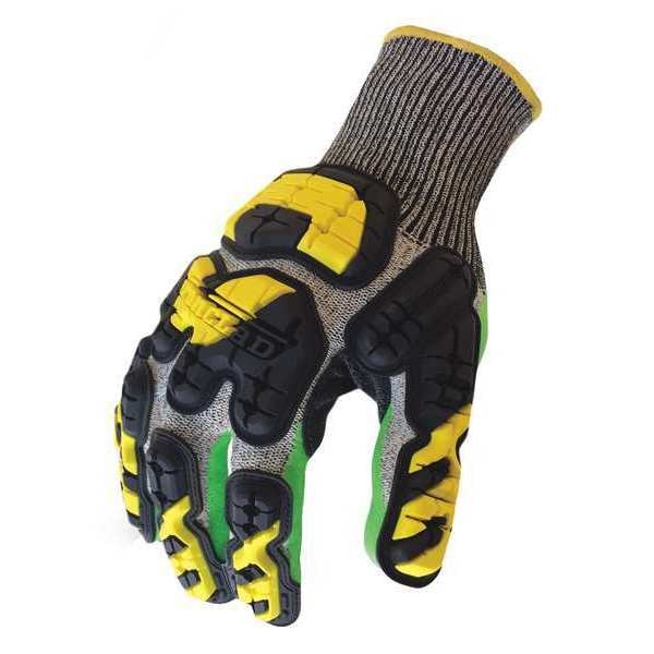 Impact Gloves, L, Foam Nitrile Palm, PR
