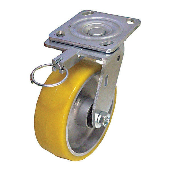Standard Plate Caster, Swivel, 1250 lb.