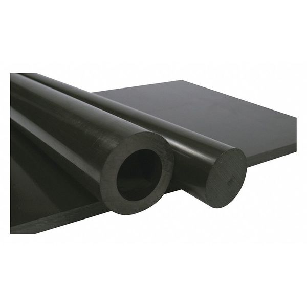 Black UHMW-PE Rod Stock 5 ft. L, 5