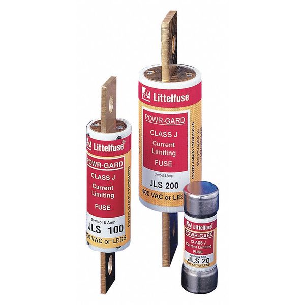 Fuse, Fast Acting, 90A, JLS Series, 600VAC, Not Rated, 4-5/8