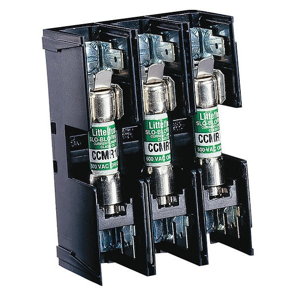 Fuse Block, Class CC, Thermoplastic, 2.28