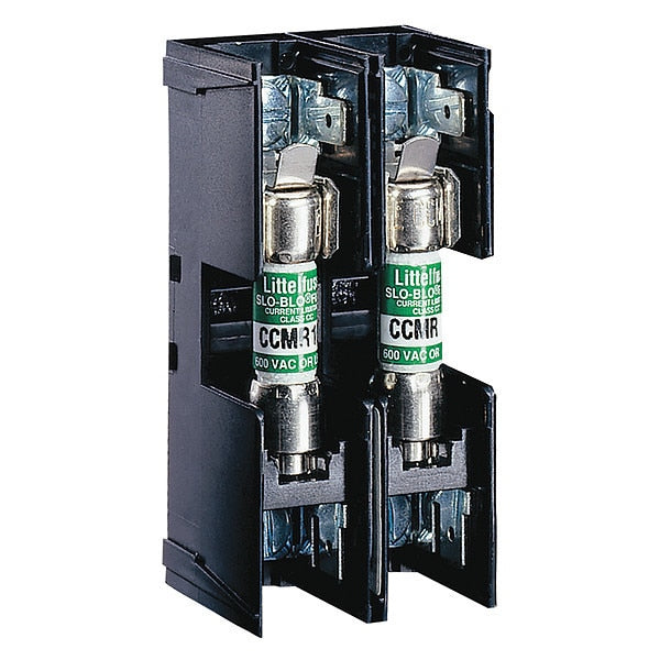 Fuse Block, Class CC, Thermoplastic, 1.53