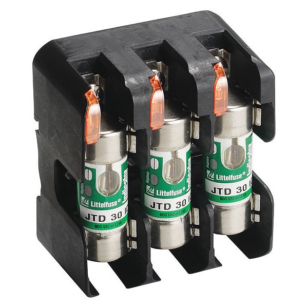 Fuse Block, Class J, Thermoplastic, 3.25