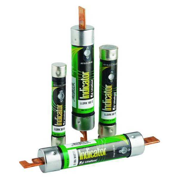 Fuse, Time Delay, 25A, LLSRK Series, 600VAC, 300VDC, 5