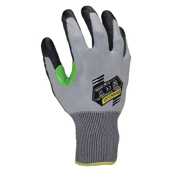 Cut Resistant Coated Gloves, A2 Cut Level, Polyurethane, XS, 1 PR