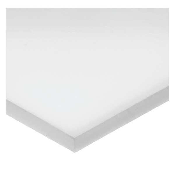 White HDPE Plastic Sheet Stock 24