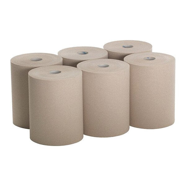enMotion Hardwound Paper Towels, 1, Continuous Roll, 800 ft, Brown, 6 PK