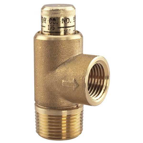 Adjustable Relief Valve, 1/2 In, 175 psi