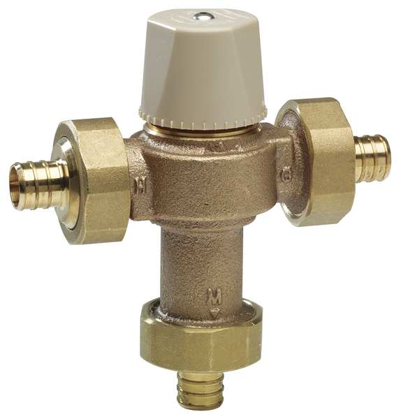 Mixing Valve, Brass, 20 gpm At 125 psi
