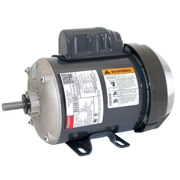 Capacitor-Start General Purpose Motor, 1/2 HP, 115/208-230V AC Voltage, 48 Frame