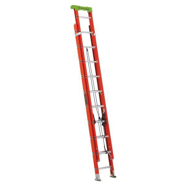 Fiberglass Extension Ladder, 300 lb Load Capacity