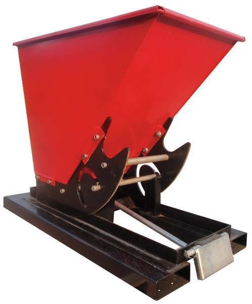 Self Dumping Hopper, 2Cu Yd, 6000 Lb