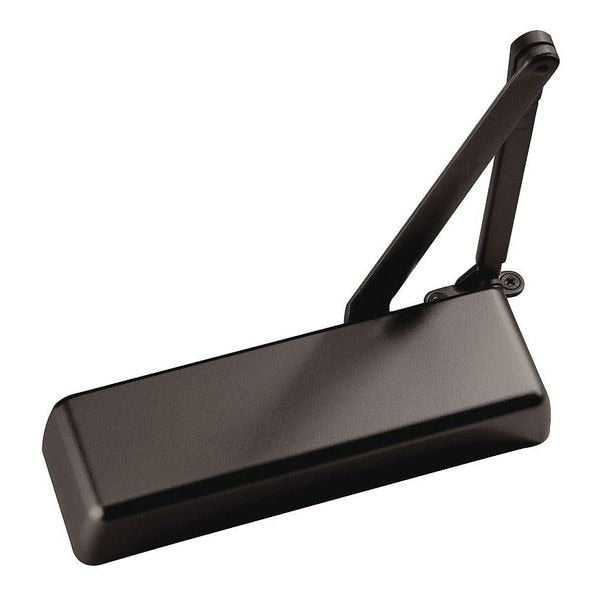Manual Hydraulic Door Closer Heavy Duty Interior and Exterior, Dark Bronze