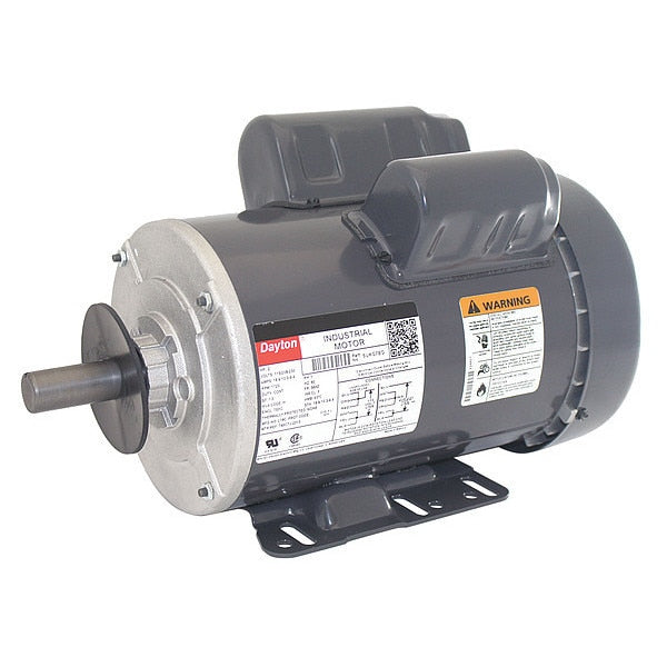 Capacitor-Start/Run General Purpose Motor, 2 HP, 115/208-230V AC Voltage, 56HZ Frame