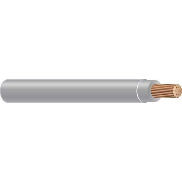 Building Wire, THHN, 10 AWG, 500 ft, Gray, Nylon Jacket, PVC Insulation